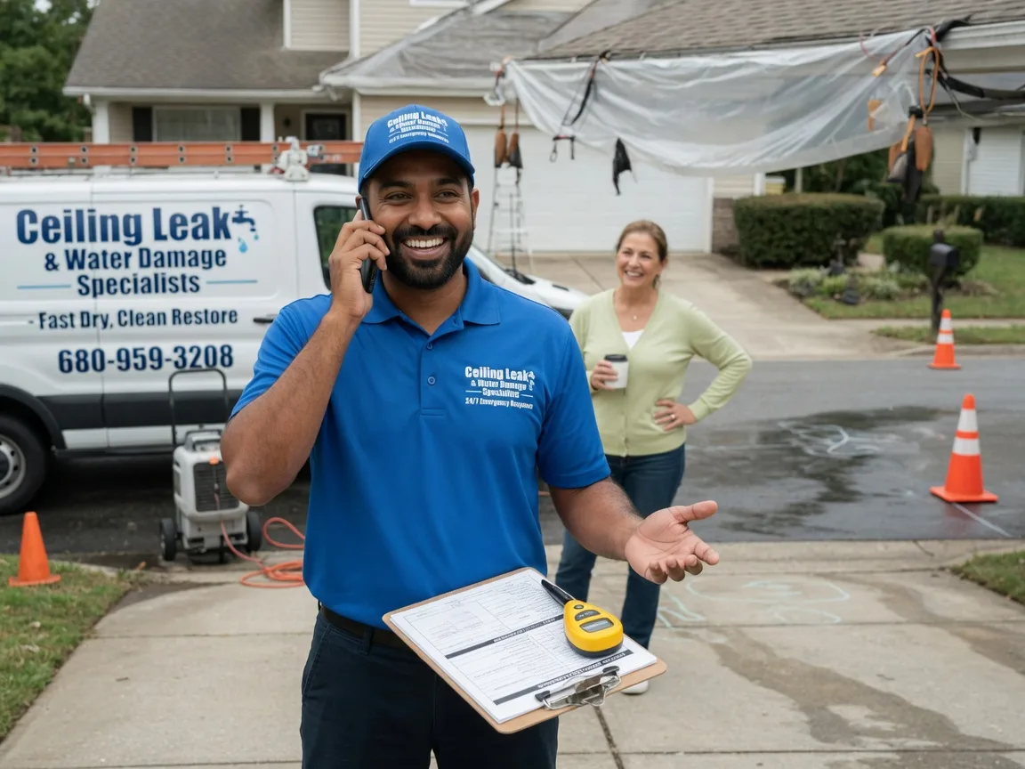 Ceiling Leak Cleanup Wayland, MI FAQs